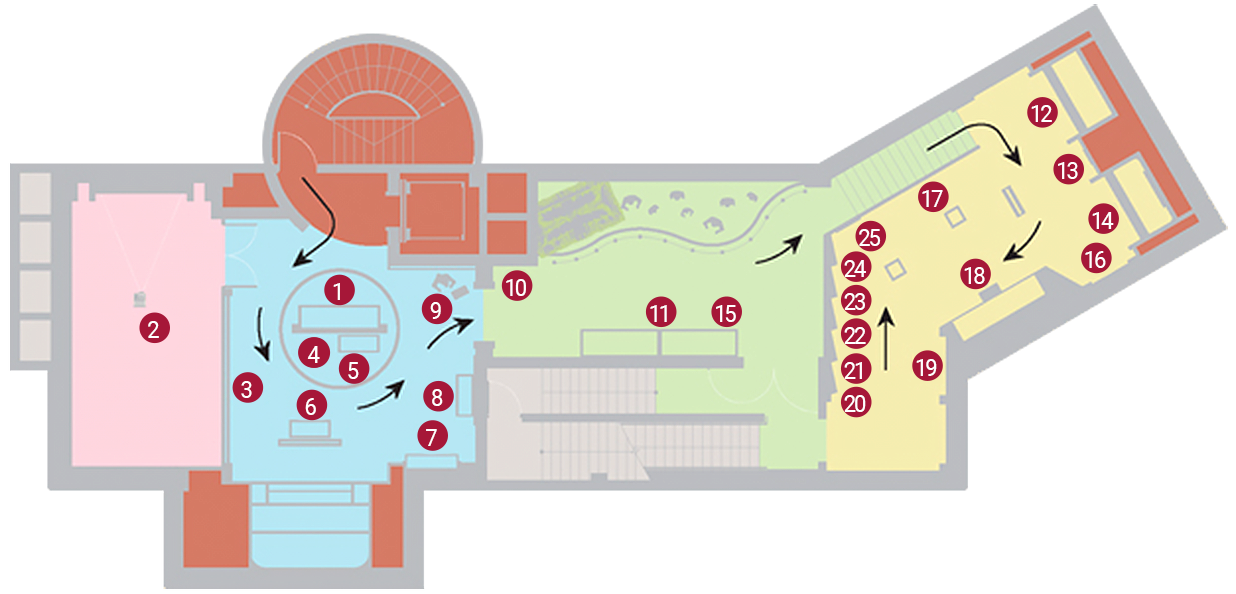 First exhibition hall Map