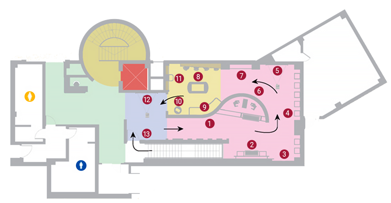 First exhibition hall Map