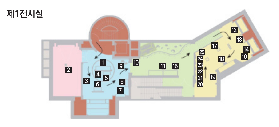 First exhibition hall Map