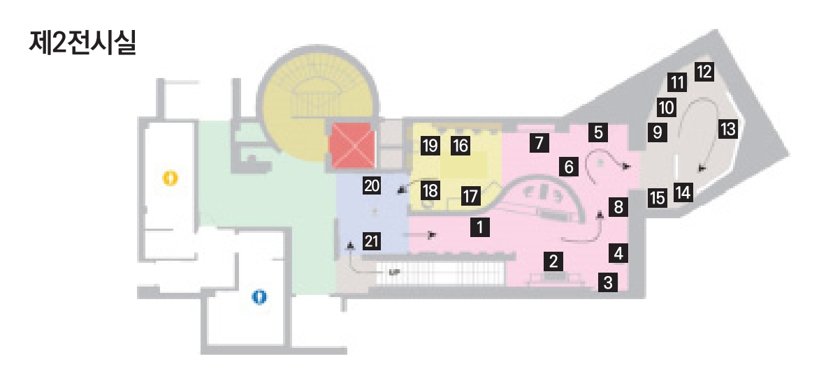 First exhibition hall Map